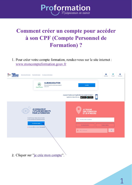Mon compte formation CPF