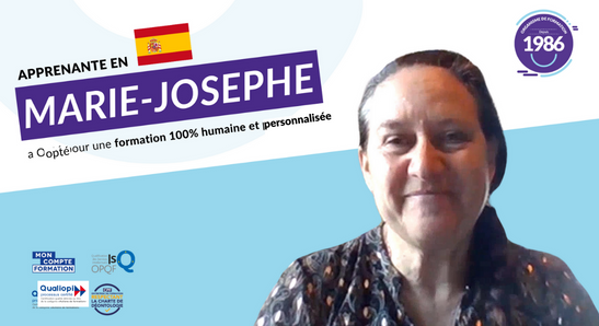 apprenante en espagnol, Marie-Josephe